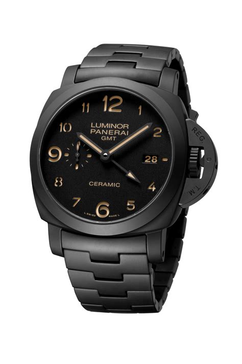 ceramic panerai luminor|luminor Panerai gmt ceramic price.